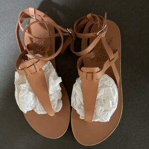 Ancient Estia Vachetta ankle sandals size 8.5